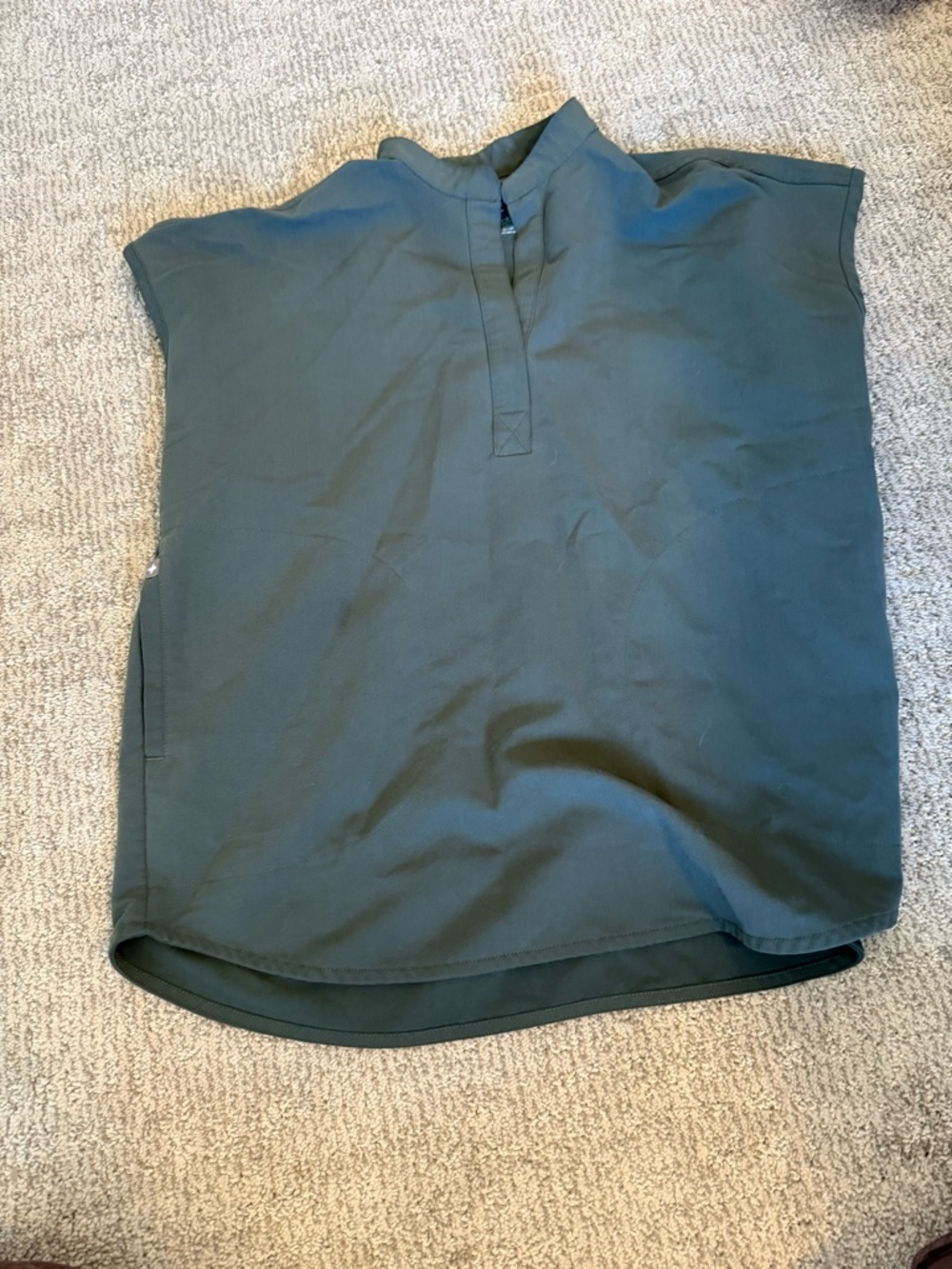 FIGS Olive Green Technical Scrub Top